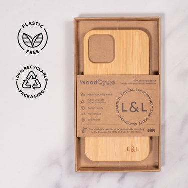 Bamboo iPhone 12 and 12 Pro Wood Phone Case with Eco-Friendly Shell - Loam & Lore